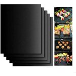 Tapis de cuisson barbecue 40 60 cm, 5 pices gaz / electrique / charbon bbq tapis four non stick four ...