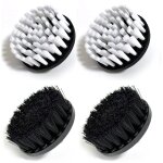 Têtes de brosse universelles, noir et blanc, lot de 4, têtes de brosse pour forets, diamètre 13, 33 cm ... Têtes de brosse universelles, noir et blanc, lot de 4, têtes de brosse pour forets, diamètre 13, 33 cm ...