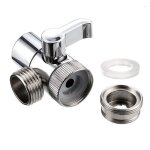Sollbry vanne de drivation de robinet d'vier de cuisine et de salle de bain avec arateur et adaptateur ...