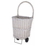 Somagic - chariot � b�ches en osier et acier