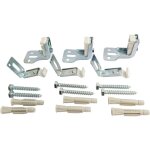 Fixations pour radiateur panneau acier