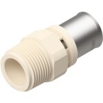 Somatherm for you - raccord droit � sertir et � visser multicouche �16 - m15 / 21 sfy