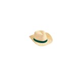 Chapeau homme vert � bord long taille 60 mod. 13