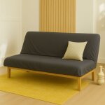 Someo - drap housse pour matelas clic - clac gris foncé 130x190 cm Someo - drap housse pour matelas clic - clac gris foncé 130x190 cm