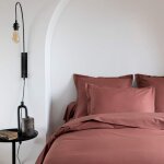 Someo - taie d'oreiller coton percale rose 50x70 morphee