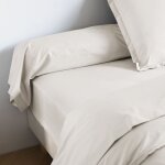 Taie de traversin coton percale meringue 160 cm someo morphee