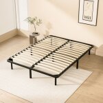 Sommier 140x200cm, teeno sommier � lattes avec 2x16 lattes sur, 9 pieds, montage rapide - sommiers � ...