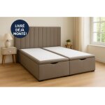 Sommier alitea hotel coffre iris 90x190 lattes