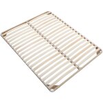 Vente - unique - sommier cadre  lattes 180 x 200 cm - 2x19 lattes - sans pieds - beige - kalista de ...