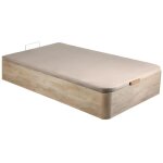 Vente - unique - sommier coffre 90 x 200 cm - naturel clair - hestia de ysmée Vente - unique - sommier coffre 90 x 200 cm - naturel clair - hestia de ysmée
