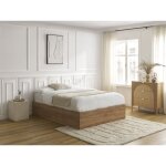 Bobochic - sommier coffre nira rangement xl 140x190