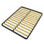 Sommier  lattes 130 x 190 - cadre acier - fabrication italienne