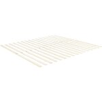 Sommier  lattes 140 x 200 cm 32 lattes plates enroules blanzac