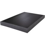 M&s - sommier  lattes 140x190 cm 2x9 lattes larges anthracite - sahari