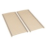 Sommier � lattes 160x200 - premium sommier � lattes avec 28 lattes, enti�rement assembl� et roul�, made ...