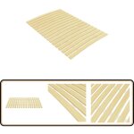 Sommier à lattes avec 17 lattes 80x200 cm - sommier À lattes - lit plateforme - lit pliable - cadre de ... Sommier à lattes avec 17 lattes 80x200 cm - sommier À lattes - lit plateforme - lit pliable - cadre de ...