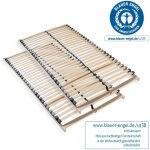 Sommier � lattes 180x200, ergonomique 7 zones 28 lattes, charge env. 150 kg lattes flexibles en bois, ...
