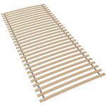 Sommier  lattes 80x200 - premium sommier  lattes avec 28 lattes, entirement assembl et roul, made ...