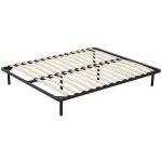 Sommier ? lattes double - alta - 140 x 190 cm - 28 lattes - pieds offerts