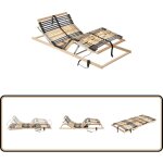 Sommier  lattes lectrique sans matelas avec 7 zones 90x200 cm - sommier lectrique - lit lectrique ...