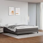 The living store - cadre de lit sans matelas gris 180x200 cm similicuir - cadre de lit - lit double - ... The living store - cadre de lit sans matelas gris 180x200 cm similicuir - cadre de lit - lit double - ...