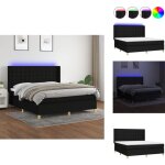 Sommier à lattes de lit matelas et led noir 180x200 cm tissu - sommier tapissier - lit avec led - lit ... Sommier à lattes de lit matelas et led noir 180x200 cm tissu - sommier tapissier - lit avec led - lit ...