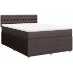 Sommier  lattes de lit avec matelas marron fonc 140x190 cm vidaxl