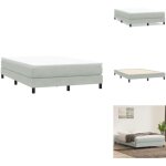 Sommier � lattes de lit sans matelas gris clair 140x210 cm - sommier � lattes de lit - sommiers � lattes ...
