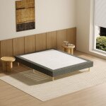 Sommier tapissier 140x190 dewinner, 2x14 lattes avec 9 pieds, lit 140 x 190 avec sommier, hauteur du ...