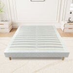 Sommier tapissier 140 x 190cm sommiers à lattes avec 9 pieds pour adulte - cadre de lit 140 x 190 avec ... Sommier tapissier 140 x 190cm sommiers à lattes avec 9 pieds pour adulte - cadre de lit 140 x 190 avec ...
