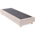 M&s - sommier tapissier 80x200 cm beige - confortluxe M&s - sommier tapissier 80x200 cm beige - confortluxe