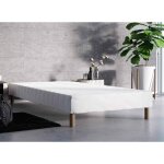 Deco in paris - sommier tapissier 90 x 190 cm + 4 pieds