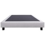 Sommier tapissier gris, gamme prestige hôtel, lattes & pieds en bois massif, 140x190cm Sommier tapissier gris, gamme prestige hôtel, lattes & pieds en bois massif, 140x190cm