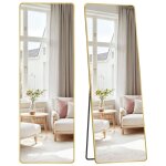Songmics - miroir int�gral, 160 x 50 cm, miroir rectangulaire sur pied, grand miroir � poser au sol, ...