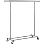 Portant  vtements avec roulettes, tringle extensible pour charge lourde, porte - manteau, rangement ...