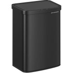 Songmics - poubelle de cuisine automatique 50 l, en acier, filtres  charbon, fermeture en douceur, noir ...