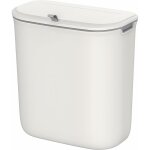 Songmics - poubelle de cuisine suspendue, 9l, petite poubelle compost, avec couvercle, dchets alimentaires, ...