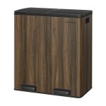 Songmics - poubelle � double compartiment 2 x 30 l, avec 15 sacs poubelles, p�dales en m�tal, 2 seaux ...