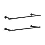 Songmics - tringle vêtement murale, lot de 2, porte - manteau mural, penderie, style industriel, gain ... Songmics - tringle vêtement murale, lot de 2, porte - manteau mural, penderie, style industriel, gain ...