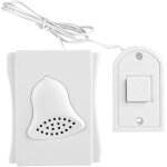 Sonnette filaire, carillon de porte mcanique manuel simple pour la maison et le bureau ding d sonnette ...