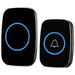 Sonnette de porte sans fil sonnette de porte sans fil �tanche avec 3 niveaux de volume et 38 m�lodies ...