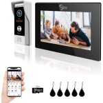 Sonnette de porte vidéo 1080p avec écran tactile de 7 pouces sonnette de porte vidéo interphone, supportant ... Sonnette de porte vidéo 1080p avec écran tactile de 7 pouces sonnette de porte vidéo interphone, supportant ...