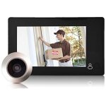 Sonnette de porte vid�o intelligent, 4. 3  tft moniteur num�rique 140� grand angle vision + 2 mp judas ...