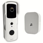 Sonnette portier hd somlife app tuya smart life autonome sans fils alerte direct smartphone, vision nocture ...