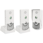 Sonnette sans fil, 1000 m�tres sonnette de porte �tanche carillon electronique, sonnette d'interphone ...