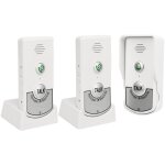 Sonnette sans fil, 1000 m�tres sonnette de porte �tanche carillon electronique, sonnette d'interphone ...