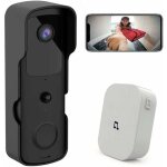 Sonnette sans fil avec camera 1080p extérieure Étanche sonnette connectée wifi visiophone avec carillon ... Sonnette sans fil avec camera 1080p extérieure Étanche sonnette connectée wifi visiophone avec carillon ...