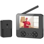 Sonnette sans fil avec caméra et Écran 1080p, interphone vidéo bidirectionnel, visiophone sans fil, vision ... Sonnette sans fil avec caméra et Écran 1080p, interphone vidéo bidirectionnel, visiophone sans fil, vision ...