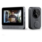 Sonnette sans fil avec camera, exterieur visiophone bluetooth interphone vido avec cran de 4. 3'', ...