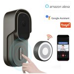Sonnette sans fil avec caméra, sonnette vidéo améliorée avec carillon, wifi 1080p détection de mouvement ... Sonnette sans fil avec caméra, sonnette vidéo améliorée avec carillon, wifi 1080p détection de mouvement ...